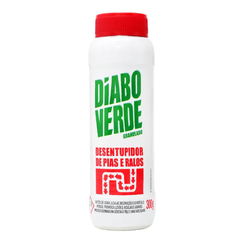 Desentupidor Diabo Verde Granulado 300g