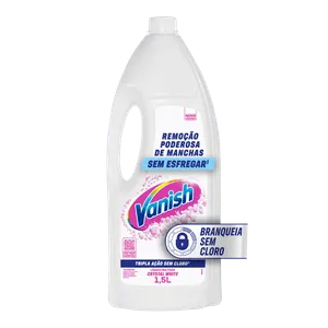 Tira-Manchas Vanish Líquido Crystal White Refil Econômico 500ml