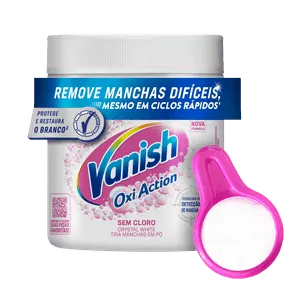Tira-Manchas em Pó Vanish Oxi Action Crystal White Refil Econômico 400g