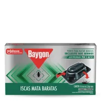 Inseticida Isca Baygon Mata Baratas Caixa com 6 Unidades