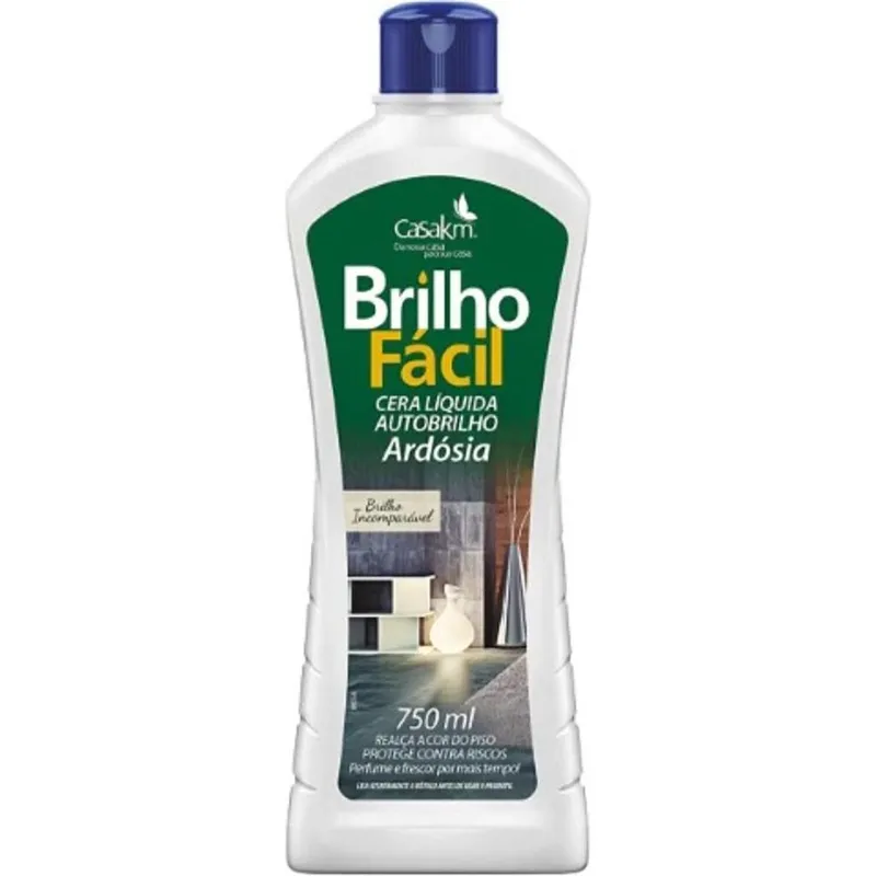 Cera Líquida Brilho Fácil Ardósia 750ml