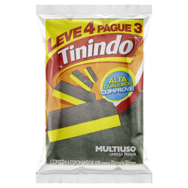 Esponja Multiuso Tinindo 4 Unidades