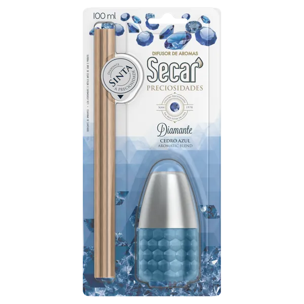 Difusor de Aromas Secar Preciosidades Diamante Azul 100ml