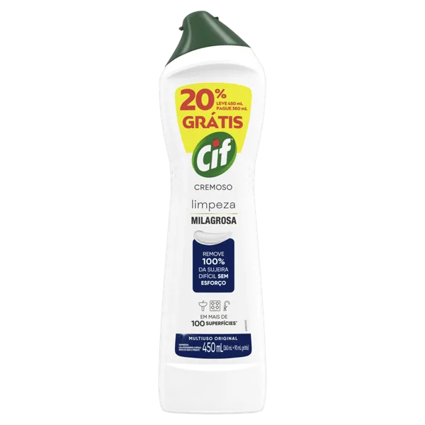 Limpador Cremoso Cif Original 450ml
