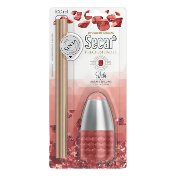 Difusor de Aromas Secar Preciosidades Rubi 100ml