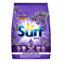 Sabão em Pó Lava Roupas Surf Lavanda 800g