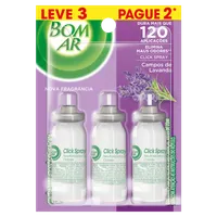Bom Ar Click Spray Refil Campos de Lavanda - Leve 3 Pague 2