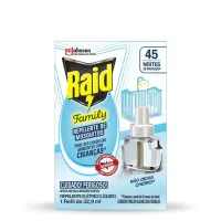 Refil Raid Elétrico Líquido Family 45 Noites 2 Unidades de 32,9ml