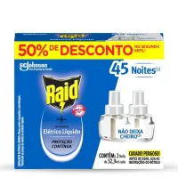 Refil Raid Elétrico Líquido 45 Noites 32,9ml