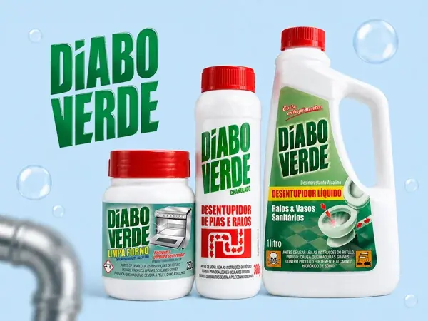 Linha de produtos Diabo Verde