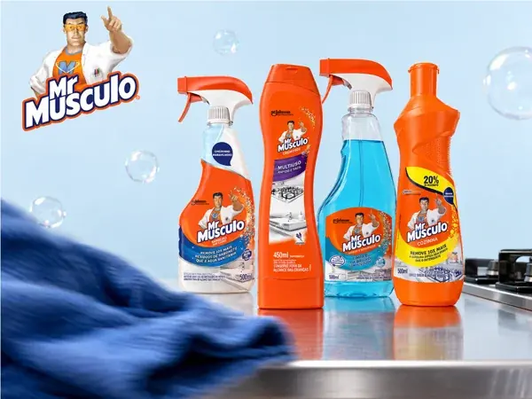Linha de produtos Mr. Músculo