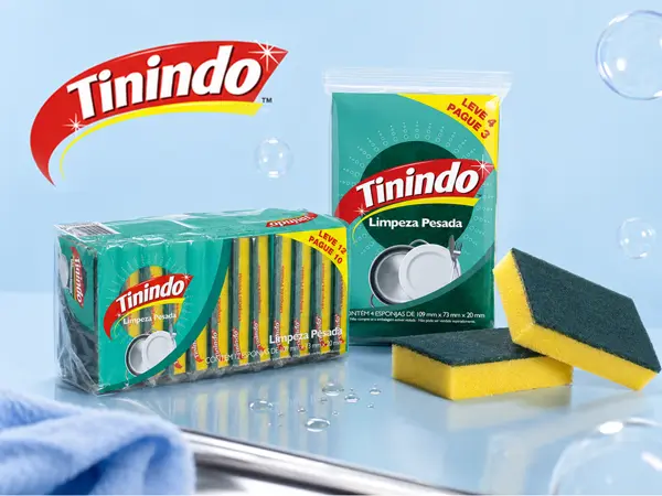 Linha de produtos Tinindo